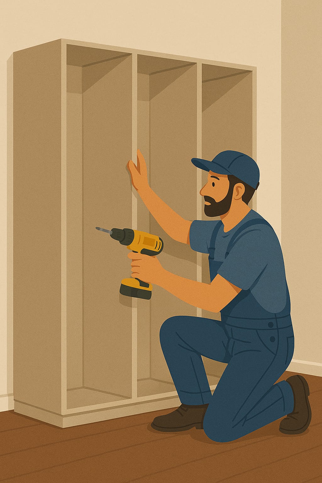 فريق نجار ايكيا في العمل